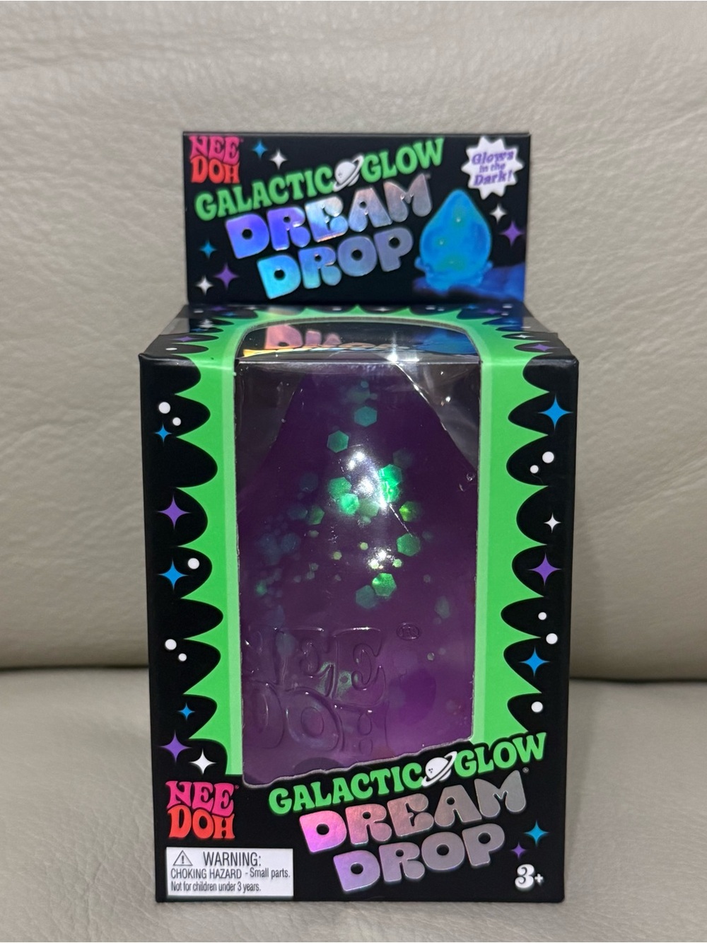 Needoh Galactic Glow Dream Drop Purple Nebula Haze Authentic Glow in The Dark